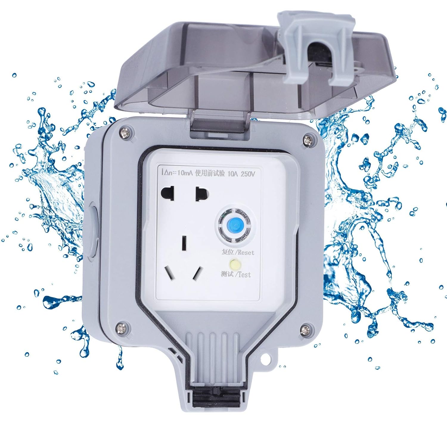 Buy Power Socket, Waterproof Safe ABS Pure Copper Conductor Electrical