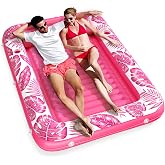 Inflatable Tanning Pool Lounger Float - Jasonwell 4 in 1 Sun Tan Tub Sunbathing Pool Lounge Raft Floatie Toys Water Filled Ta