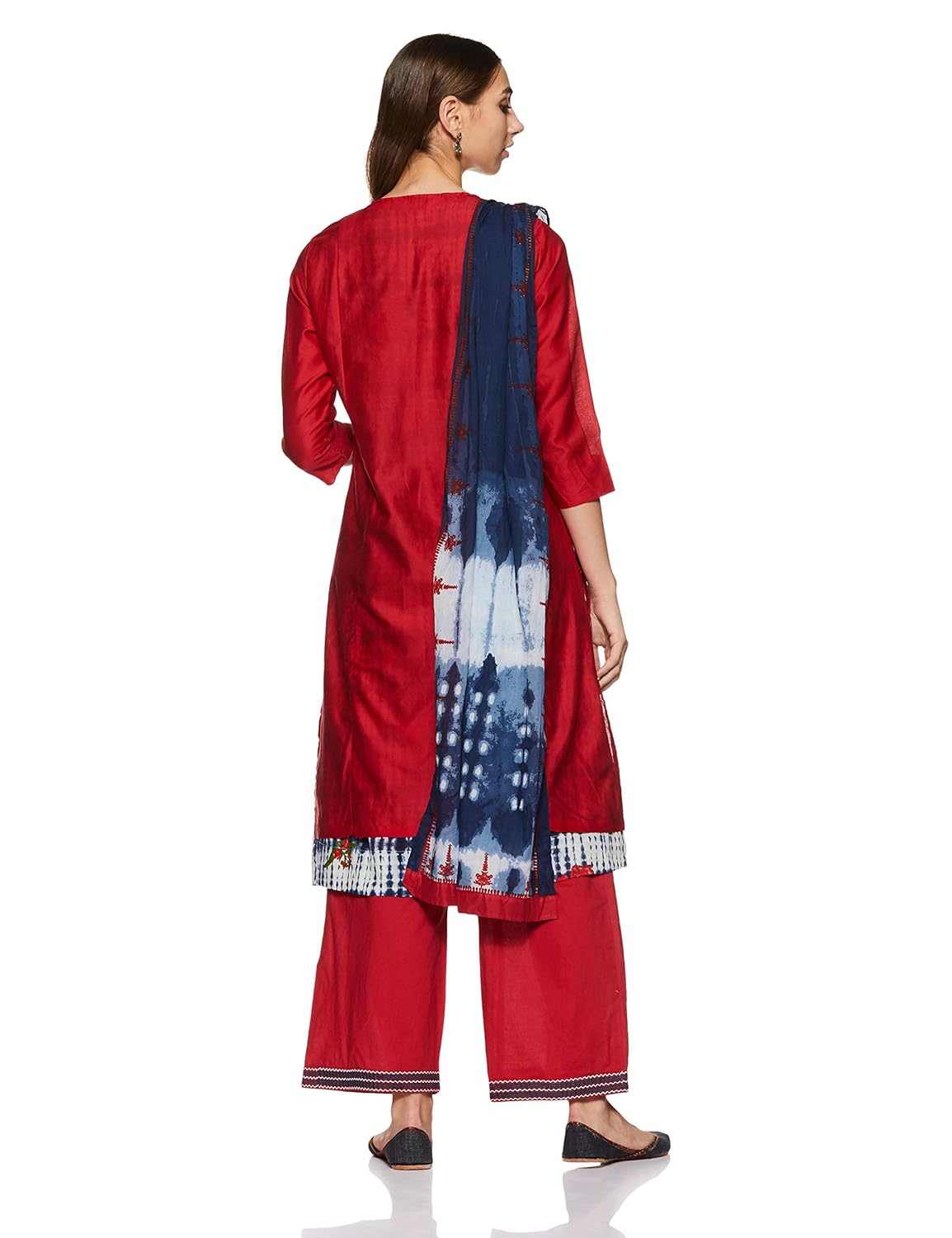 biba women's straight salwar suit set