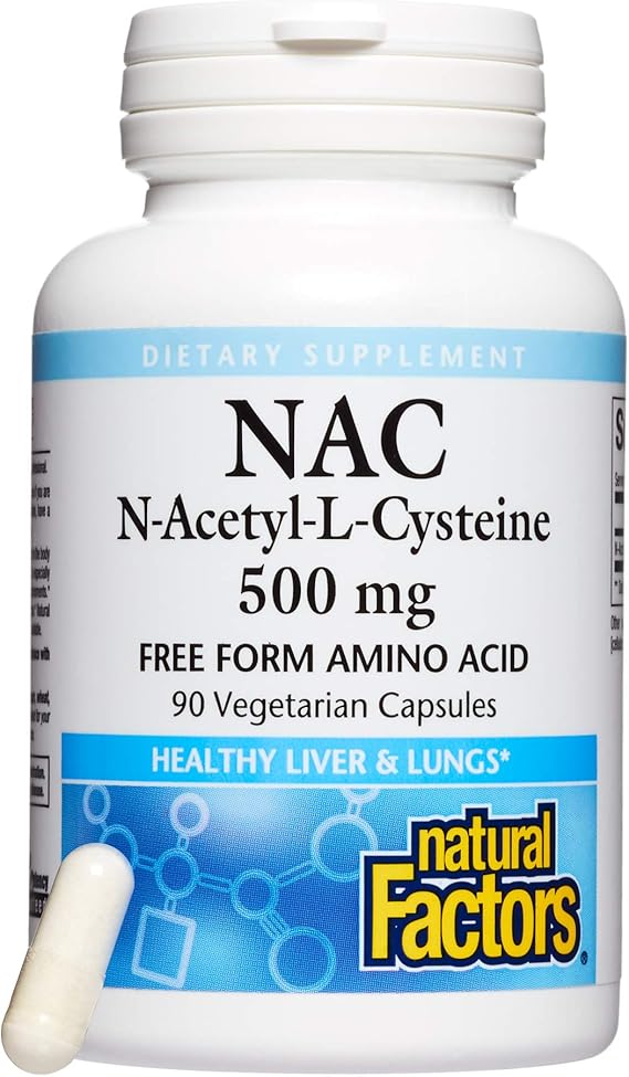 NAcetylL Cysteine by Natural Factors 90 capsules … Amazon.ca Health & Personal Care NAcetylL Cysteine by Natural Factors 90 capsules … Amazon.ca Health & Personal Care