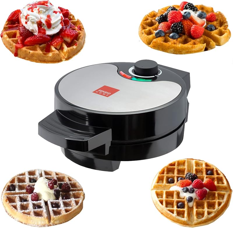 Global Gourmet FULL SIZE American Waffle Maker 700W Stainless Steel