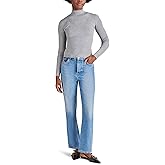 Steve Madden Womens Metallic Mock Neck Rib Sweater