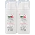 SEBAMED Moisturizing Face Cream with Pump for Sensitive Skin Antioxidant pH 5.5 Vitamin E Hypoallergenic 3.4 Fluid Ounces (100mL) Ultra Hydrating Dermatologist Recommended Moisturizer (Pack of 2)