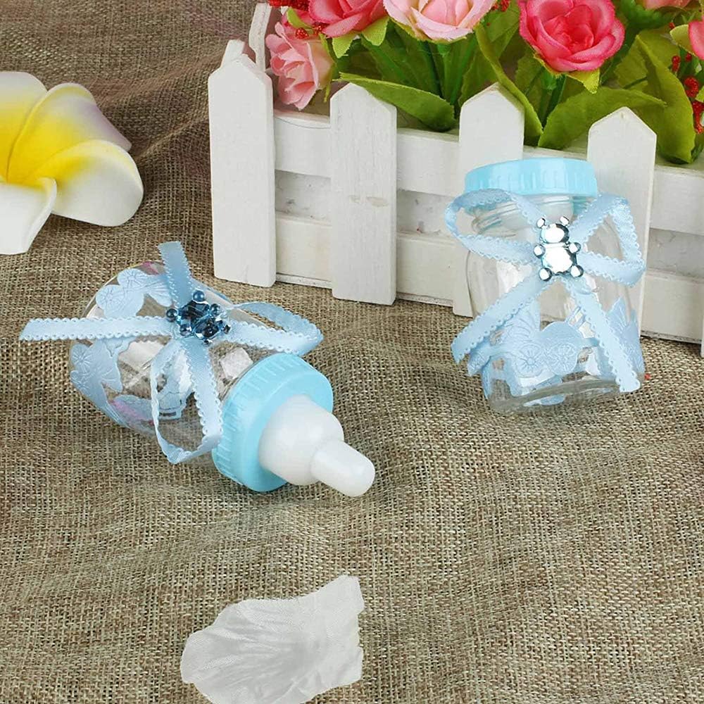 Jhoood Biberon Bapteme Bouteille Cadeau Boite Cadeau De Bapteme Bonbon Bebe Bouteille De Bonbons Garcon Pour Les Garcons Douche Bebe Douche Bapteme Paquet Cadeau Douche De Bebe Bebe Et Puericulture Cadeaux De