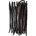 12 Tahitian Vanilla Beans Grade A for Extract, Cooking and Baking. 6"-7" Fresh NON-GMO Gourmet Whole Pods by FITNCLEAN VANILLA.