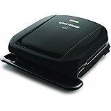 George Foreman GRP1060B 4 Serving Removable Plate Grill, Black