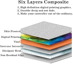 Skin for Ps5 Controller, 3pcs Whole Body Vinyl