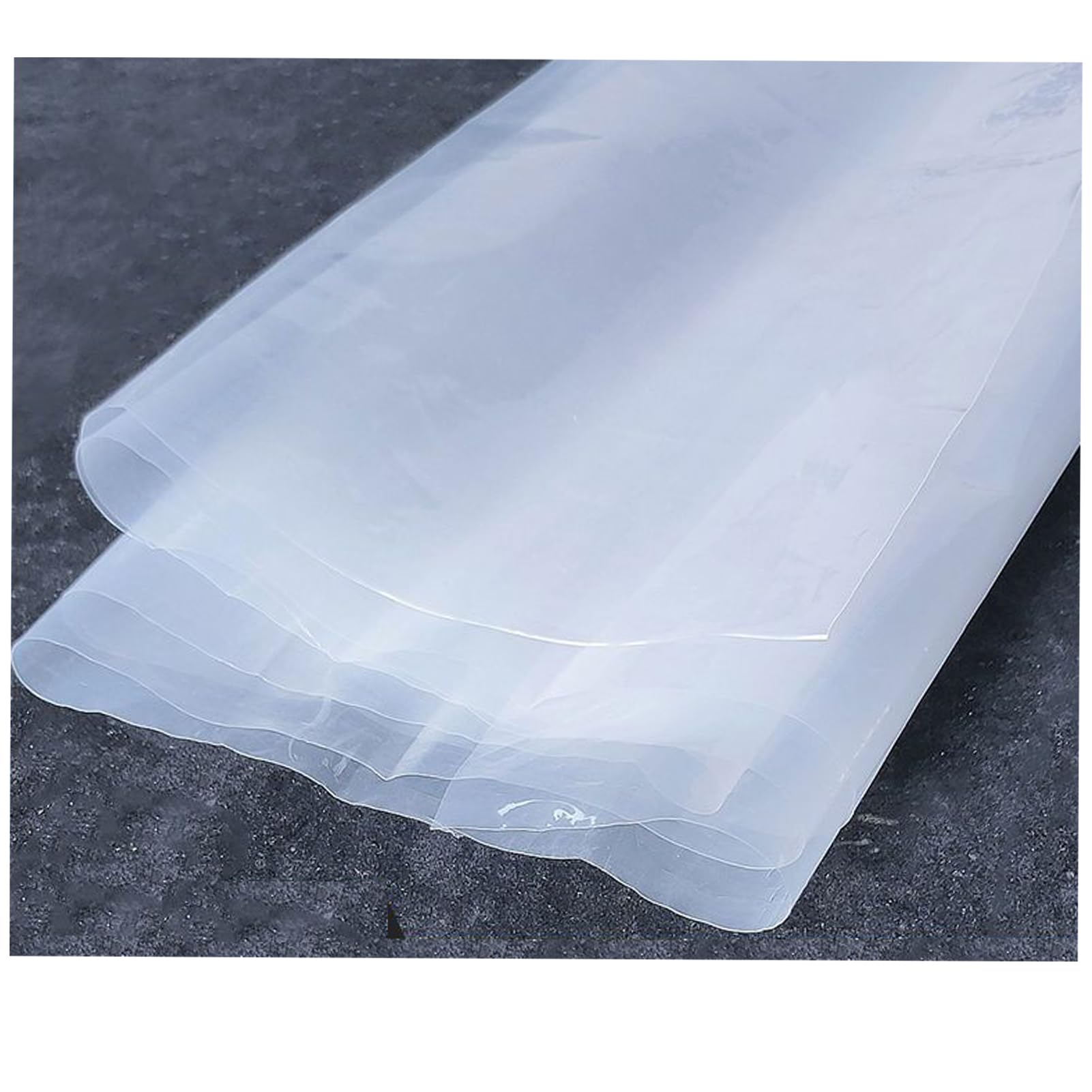 300cm X 400cm Large Polythene Plastic Sheeting, 1100g Thickened Clear Plastic Waterproof Sheeting, Garden Grow Polythene Cover Sheets for Gardening Insulation and Building Rubble Protection