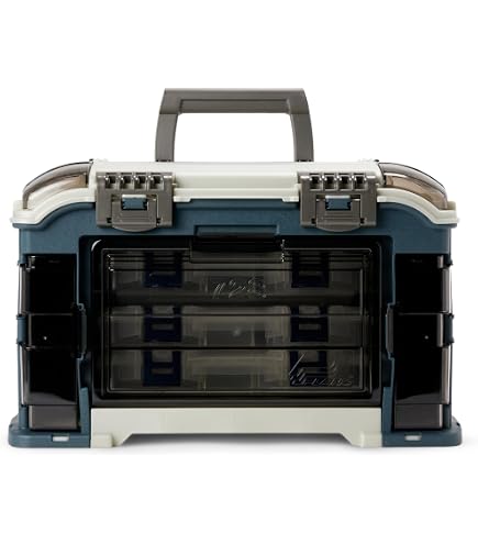 Plano Guide Series StowAway 4-By Rack System Tackle Box, Holds 4 3700 Utility Tackle Boxes, Quick-Access Top Storage with DuraView Lid, Durable Construction, Flexible, Adaptable Fishing Box : Fishing Tackle