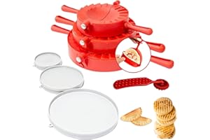 Latin Cuisine Kit with Empanada Maker Press (3 Sizes) + Pasta Cutter + Molde para Arepas (3 Sizes) - Molde para Empanadas Als