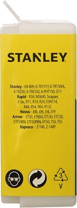 Stanley 1-TRA705-5T Heavy-Duty Staple 8mm Pack of 5000 Silver view 4