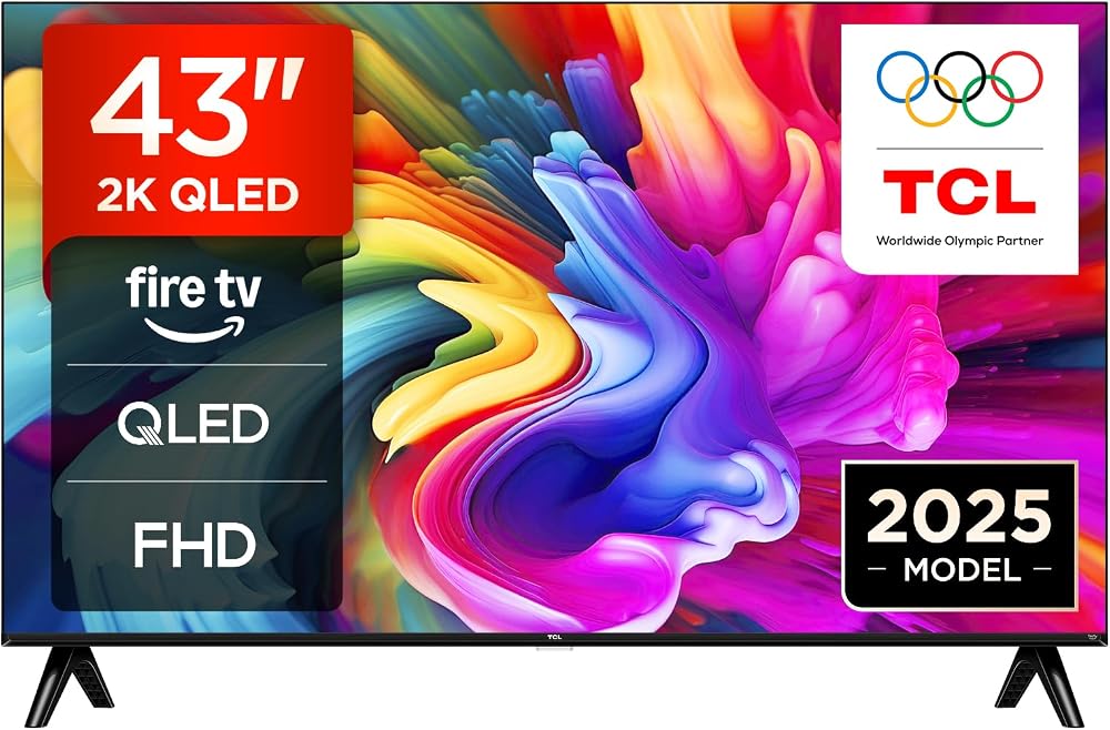 TCL 43SF560-UK 43 Full HD QLED Direct LED Smart TV with Fire TV