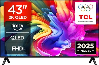 TCL 43SF560-UK 43 Full HD QLED Direct LED Smart TV with Fire TV