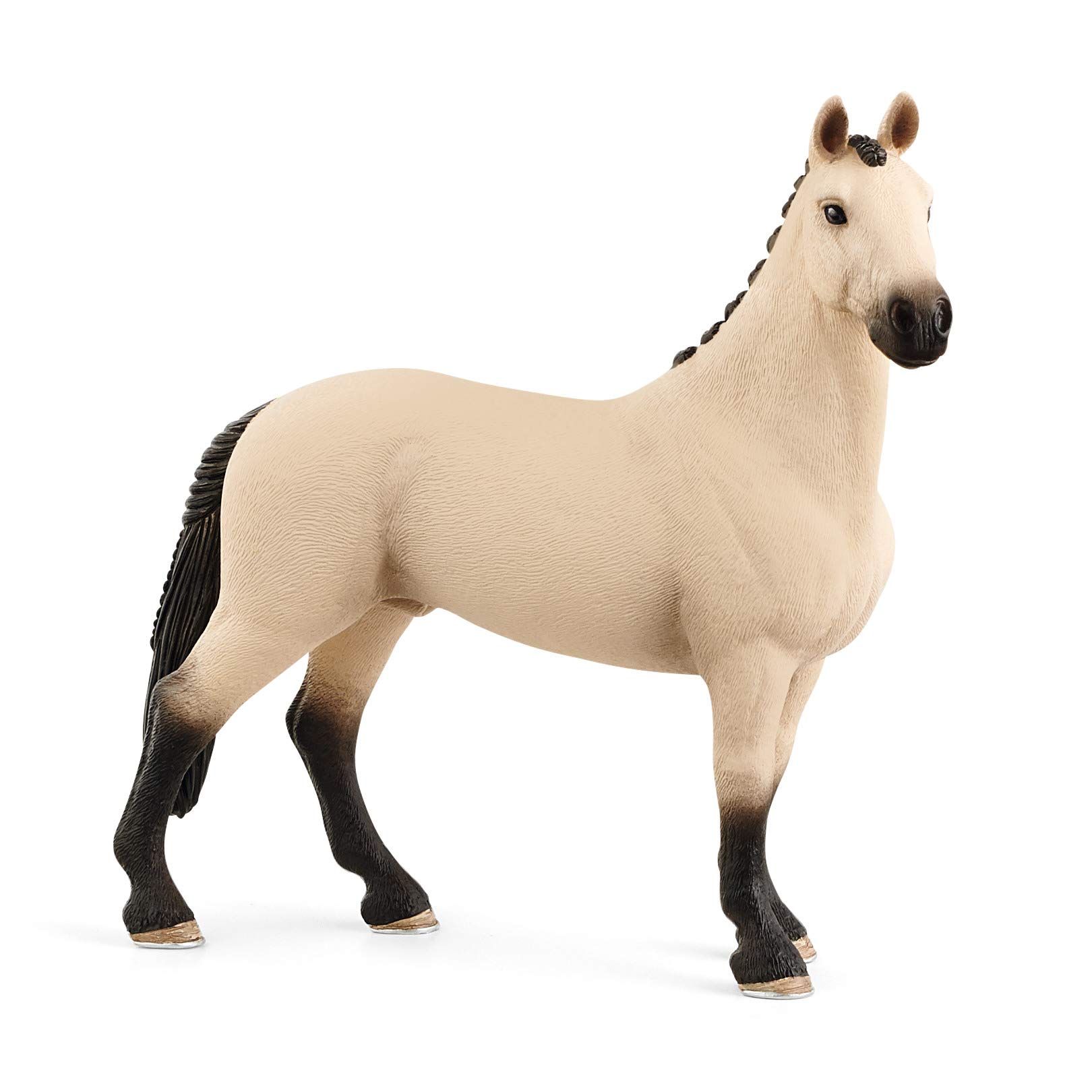 SCHLEICH 13928 Hannoverian Gelding, Red Dun Horse Club Toy Figurine for children aged 5-12 Years