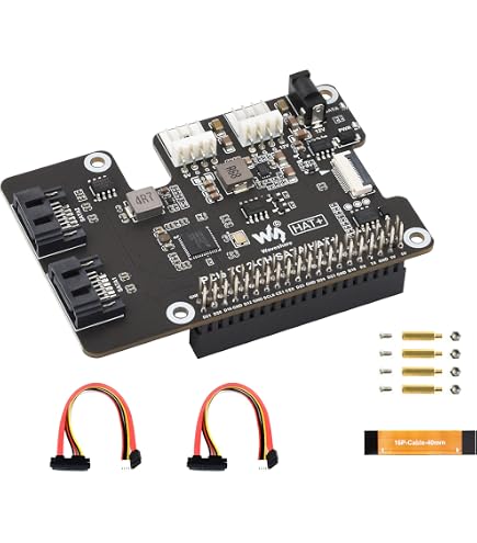 Amazon.com: Waveshare PCIe to 2-Ch SATA Adapter, Compatible with