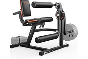FEIERDUN 4-in-1 Adjustable Leg Extension Curl Machine - 700lbs Capacity Leg Extension Machine for Lower Body Workouts - Adjustable Leg Curl Machine, Home Gym Weight Machine