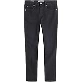 Calvin Klein Boys Slim Fit Straight Leg Stretch Denim Jeans, 5-Pocket Style, Zipper Fly & Button Closure