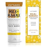 LILY SADO MILK+MANUKA™ Coconut Milk & Manuka Honey Cream Face Cleanser – Natural Ultra Moisturizing Facial Wash Cleanses, Balances, Soothes & Hydrates - Large 6oz