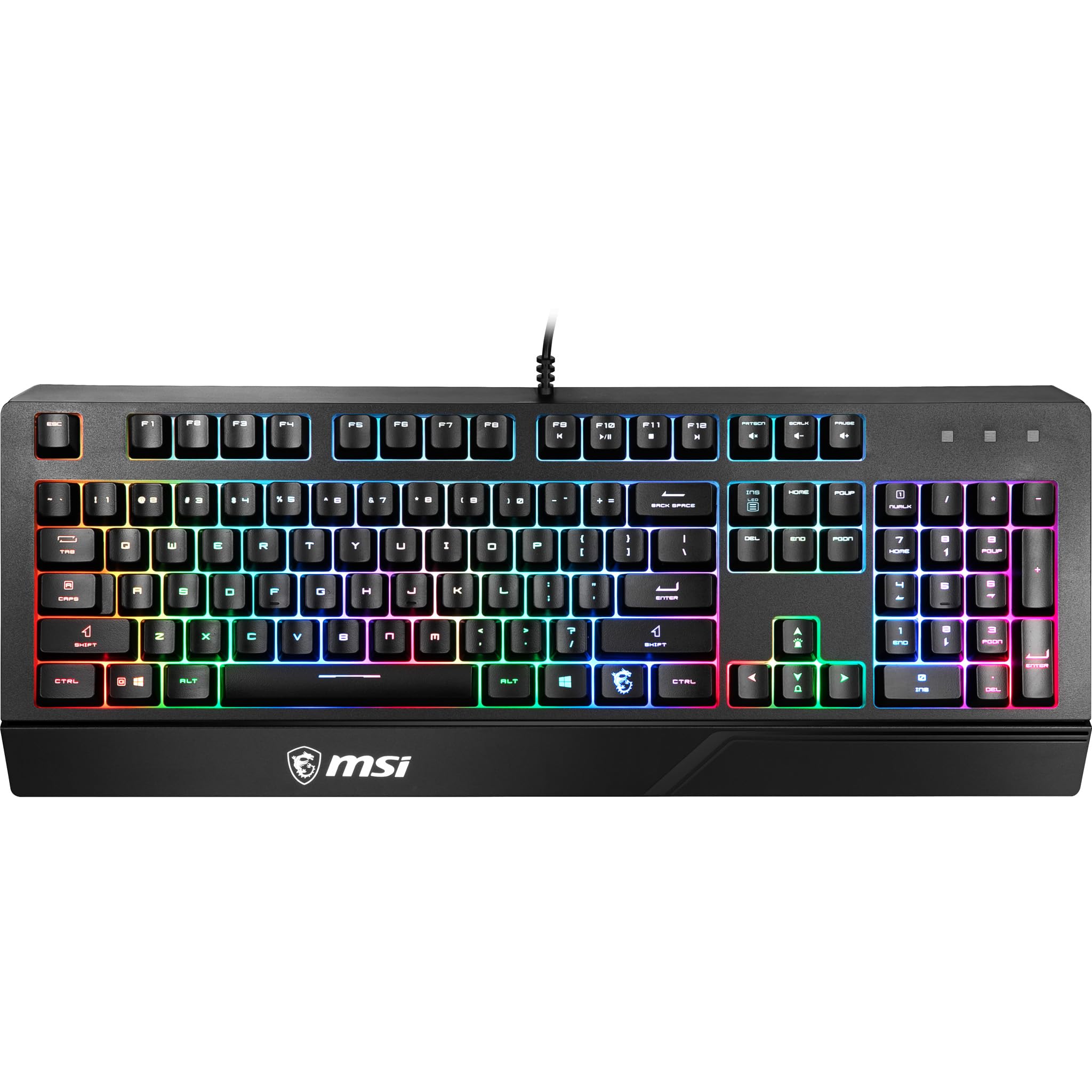 MSI Vigor GK20 clavier USB AZERTY Français Noir