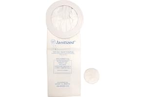 Janitized JAN-ADV6XP-2 Premium Replacement Commercial Vacuum Paper Bag for Advance Adgility 6XP Vacuum Cleaner, OEM#147109850