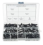 HVAZI Metric M6 Nylon Phillips Pan Head Screws Nuts