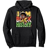 I Am Black History Kids Boys Black History Month Pullover Hoodie