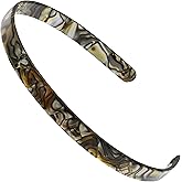 Camila Paris CP2005 French Headband for Women, Handmade Onyx, Strong Hold Grip Women's Hair Band, Ligth and Very Flexible, No Slip and Durable Styling Girls Hair Accessories, Made in France
