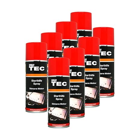 Kwasny 8 x 235 010 Auto-K Spray Tec Starthilfe-Spray 400ml
