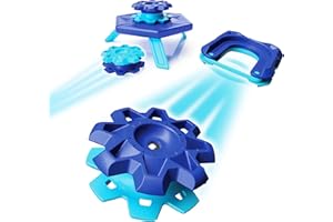 Fat Brain Toys Magshuto Mag-Kit Series 1 Metal Cypher Blue Système de tir magnétique, Défi de compétence de lancement de disq