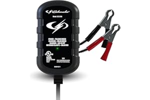 Schumacher Electric 0.8A Car Battery Charger and Maintainer, 2-in-1 Solution, for 12V Power Sport, Automotive, and Marine Batteries, SC1299