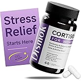 Dismok Cortisol Supplements for Women, Adrenal Support, 12-in-1 Ashwagandha Supplements, Supports Abdominal Detox, Reduces Stress & Anxiety, Promotes Calm & Restful Sleep, Third-Party Lab Tested