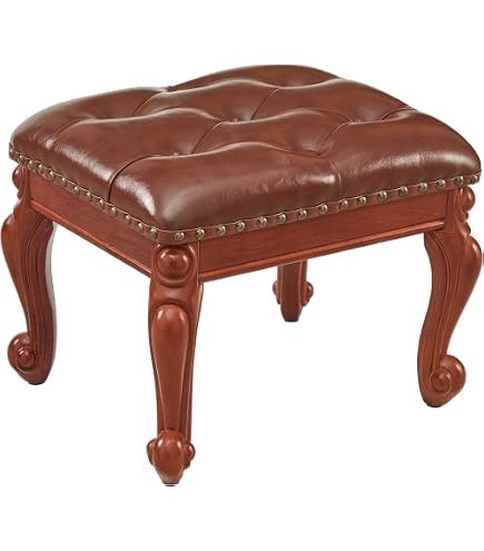 Amazon.com: KIVSON Foot Stool Ottoman Foot Rest Microfiber Leather