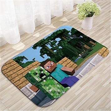 Tduk My World Bedruckt Fussmatte Rutschfest Minecraft Fussmatte