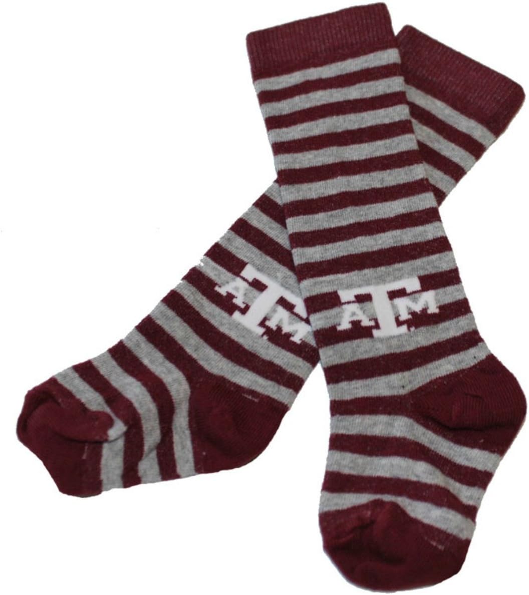Licensed TX A&M Aggies Infant Thigh High Socks (Fits Shoe Size 0-3)