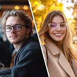COOLOO Blue Light Blocking Glasses Anti Glare Lightweight TR90 Frames view 6