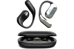 EKOTTOK AI Language Translation Earbuds Real-Time, 144 Language Translator Earbuds, 60Hr Battery & Charging Box, APP-Enabled Translator Device for Travel, Business, iOS & Android (Black)