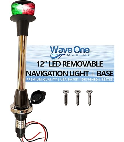 Attwood Marine LightArmor Base Plug-In A 3 Pin - Nera, Rettangolare, Con Collare Filettato - 5