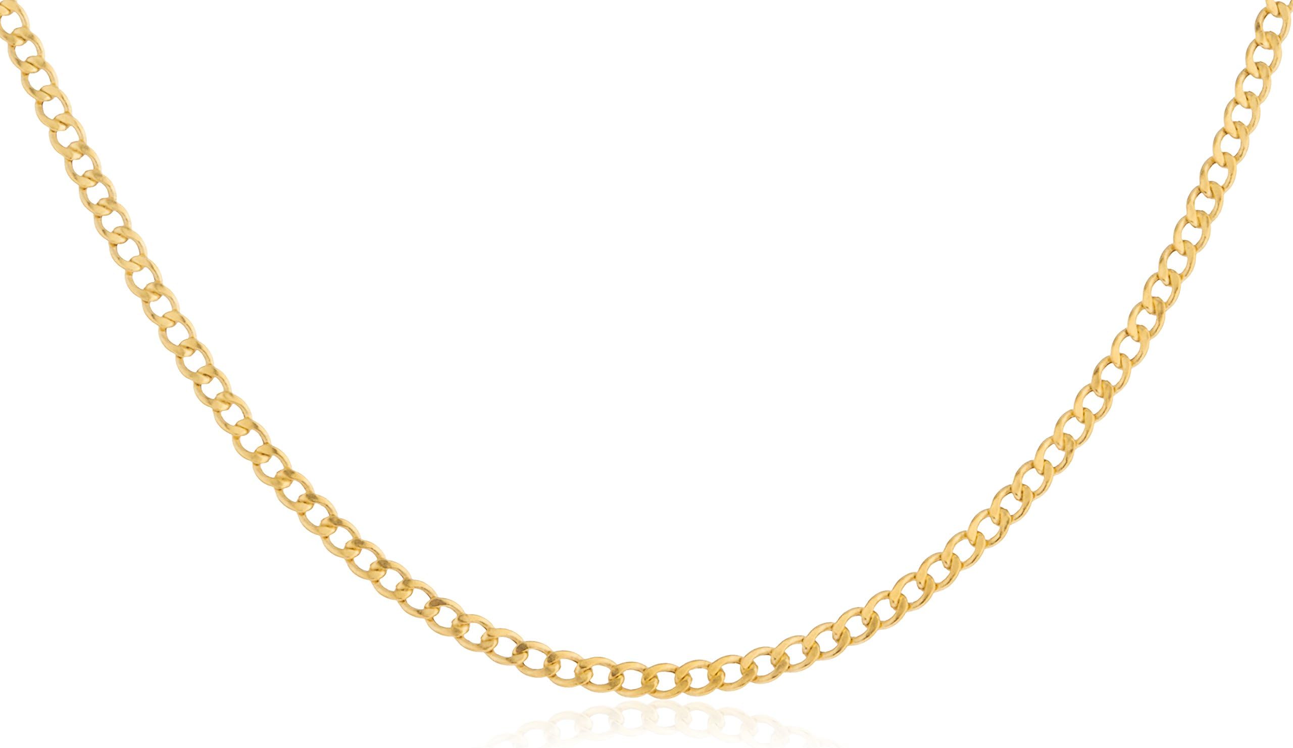 JOTW 14k Yellow Gold 2mm Cuban Chain - 10" to 30" Available (KS-O9IM-G0J8)