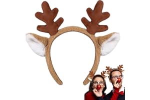 DaliDali Deer Antlers headband, Reindeer Antlers Headband, Christmas Headbands for Women Reindeer Ears, Fashion Hairband for Adult Beauty Makeup Face Washing