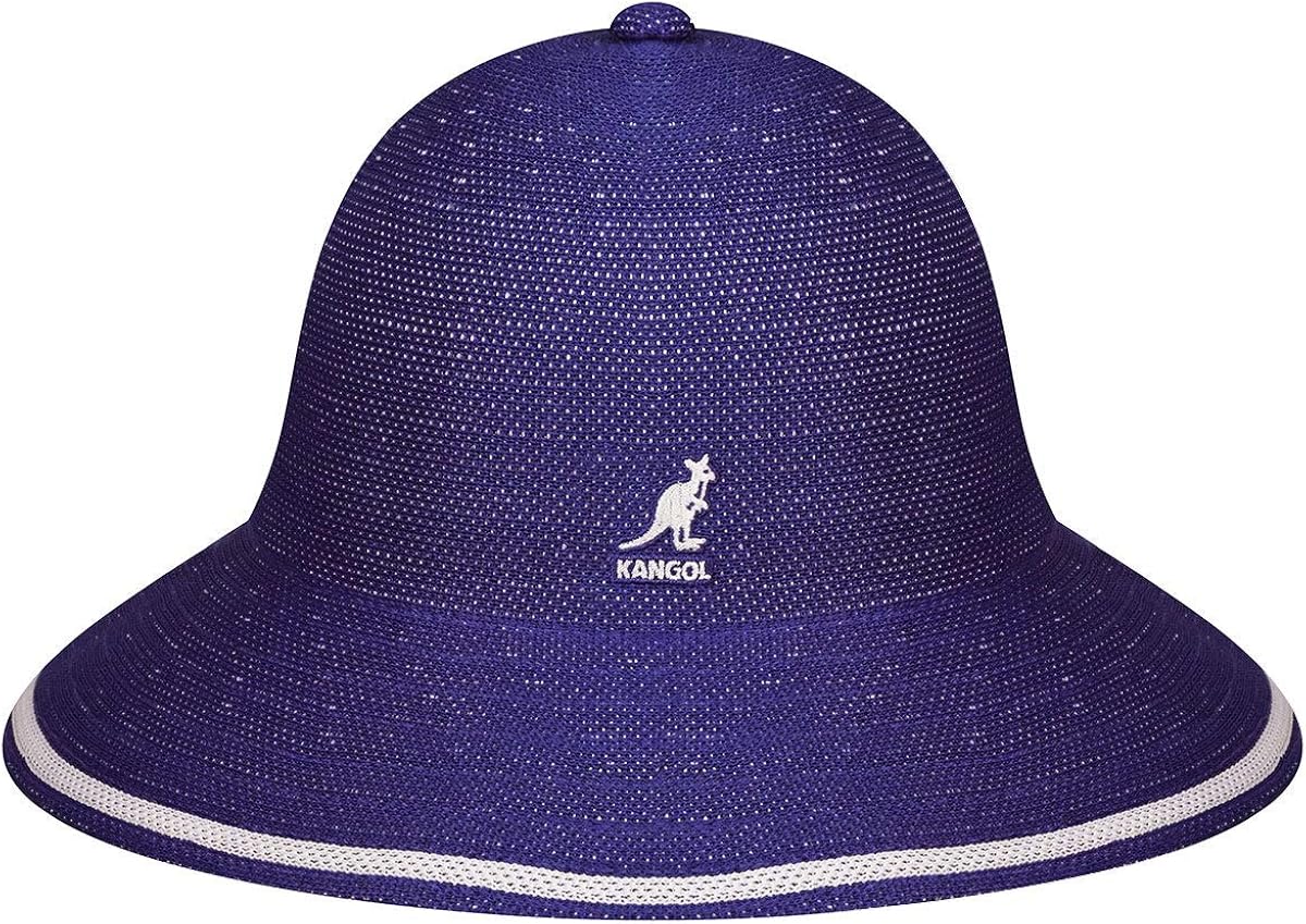 Kangol Tropic Wide Brim Stripe Cloth Hat Summer Sun Amazon.co.uk Clothing