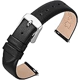 ANNEFIT Watch Bands for Men Women, Top Grain Leather Watch Strap with Quick Release, Band Width 12mm 13mm 14mm 16mm 18mm 20mm 22mm
