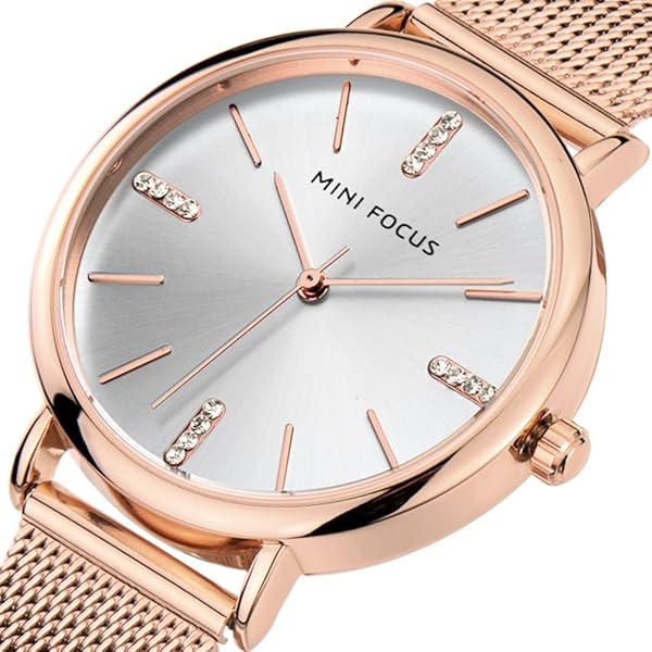 MF MINI FOCUS WOMEN’S CLASSIC DIAL BRACELET WATCH (GOLD/GOLD)