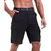 NATUVENIX Hiking Shorts Men Quick Dry Mens Cargo Fishing Shorts for Men Lightweight Golf Shorts Stretch Summer Work