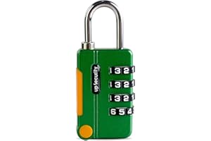 UP Security Combination Lock for Locker, Gym Lock with Code, Small Combination Padlock for Luggage, Combo Padlock for School, Gym Locker, Backpack, Zipper, Tent, Outdoor Fence Gate Latch, Candados