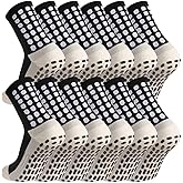 GEDOH Grip Soccer Socks Non Slip Sports Football Basketball Grip Pads Socks for Men2/4/6