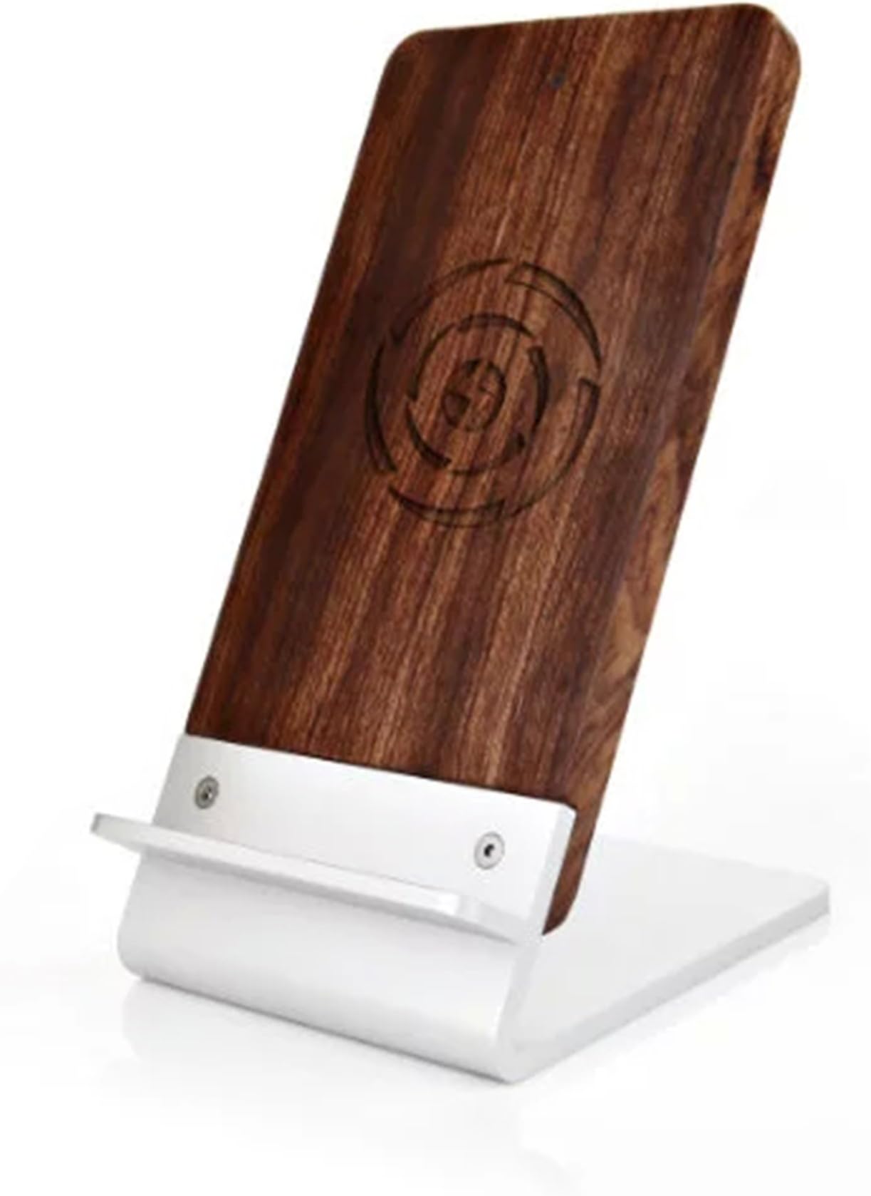 Gendax Wood Wireless Charger Stand Qi Wireless Charging Pad Holder Inductive Charger Quick Charging For Samsung Galaxy S7, S7 Edge, S6, S6 Edge, Note 5, S6 Edge + Nokia Lumia 1020/920 Moto Droid Maxx HTC 8x