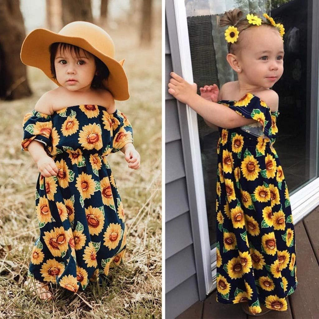 sunflower dress baby girl