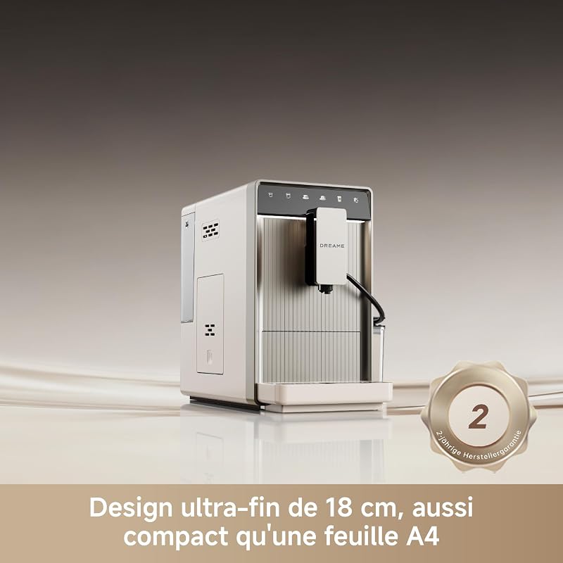 Ecceluxe Slim Machine à café expresso automatique