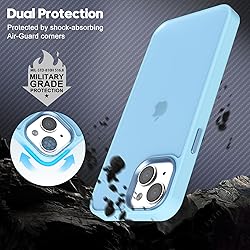 oakxco for iPhone 13 Case Matte Clear, Translucent