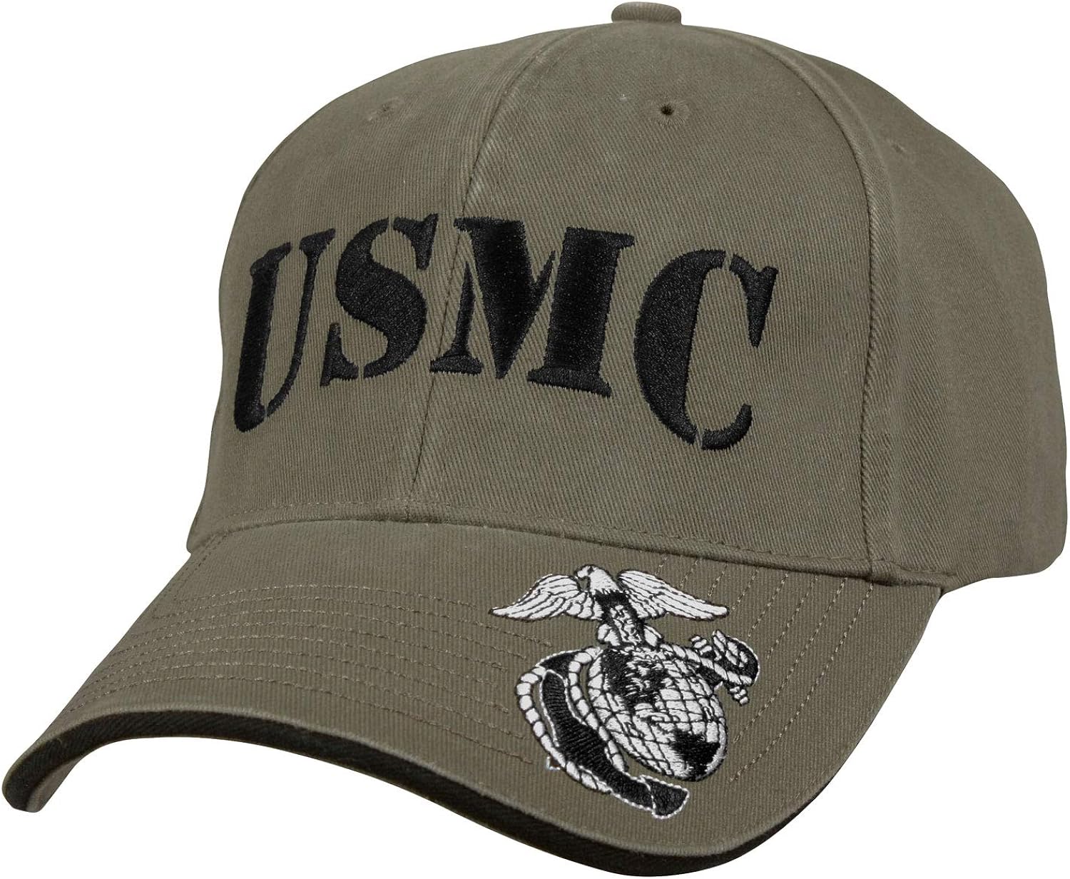 Rothco Deluxe Vintage USMC Embroidered Low Pro Cap: Clothing